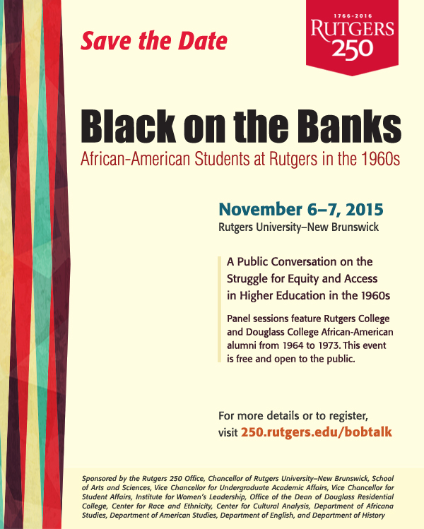 Save the Date for Black on the Banks