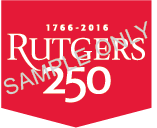 Rutgers 250 Anniversary mark