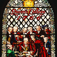 The charter window in Kirkpatrick Chapel