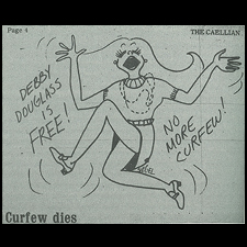 A cartoon in the Douglass College newspaper