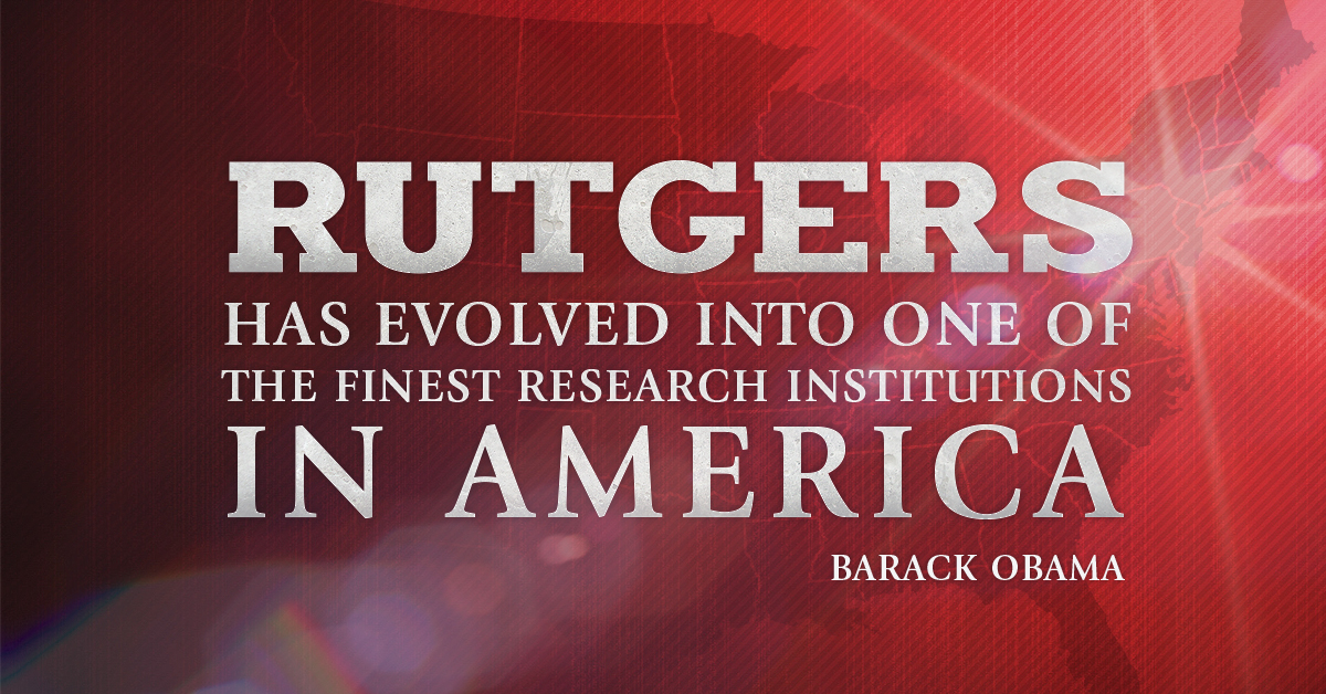 A Quote from President Obama  during Rutgers Commencement for Facebook (University Foundation)