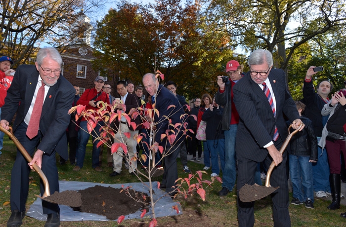 Scarlet Dogwood Tree Planting | Rutgers' 250th Birthday Celebration | November 10, 2016