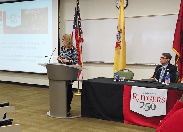 Lecture at Rutgers University–Camden