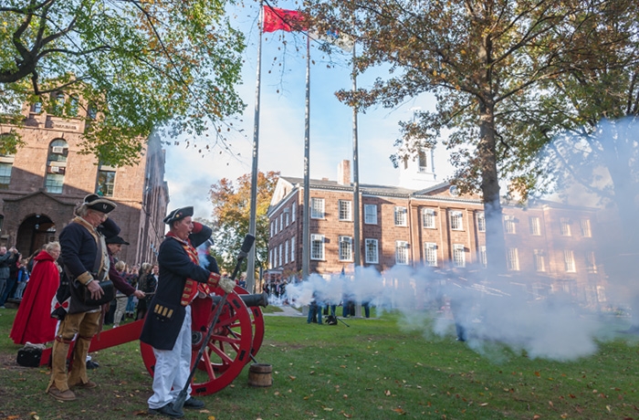 Firing of Historic Rutgers Cannon