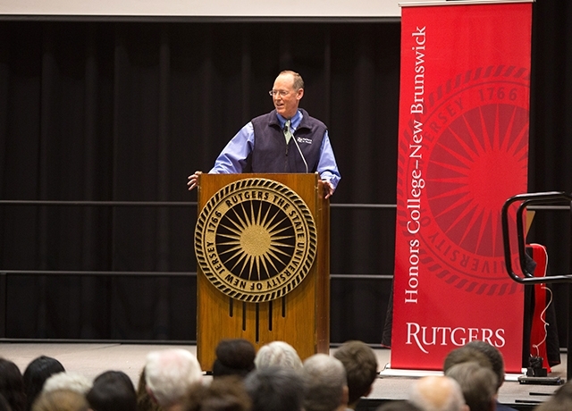 Paul Farmer lecture at Honors College-New Brunswick
