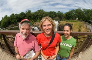 Rutgers urban ecologists at Paterson Great Falls National Historical Park