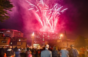 Rutgers' 250th Birthday Fireworks in Camden