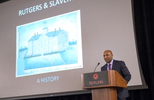 Craig Steven Wilder lectures at Rutgers University–New Brunswick