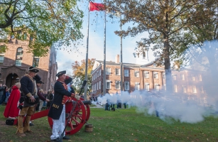 Firing of Historic Rutgers Cannon