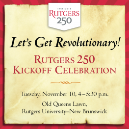 Rutgers 250 kickoff celebration