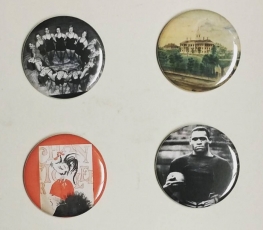 Rutgers 250 pins at Special Collections and University Archives