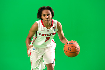 Tyler Scaife, student and Scarlet Knights basketball player
