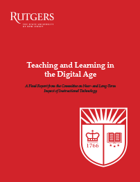 Cover of Committee on Instructional Technology Final Report